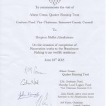 Bread Room Commemoration